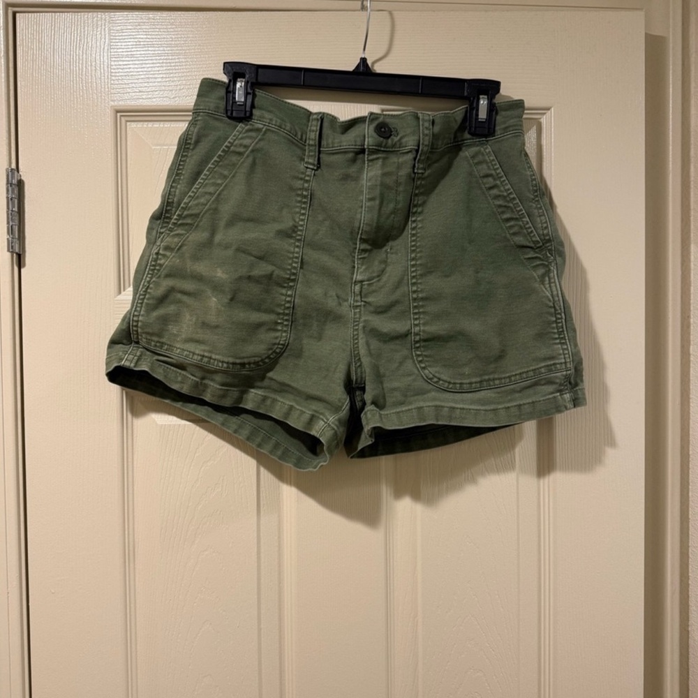 Madewell Green Cargo Shorts Relaxed Fit Size 29